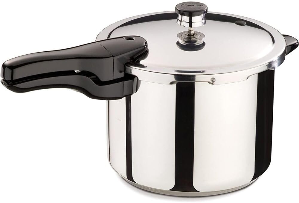 Presto 6-Quart Stainless Steel Pressure Cooker