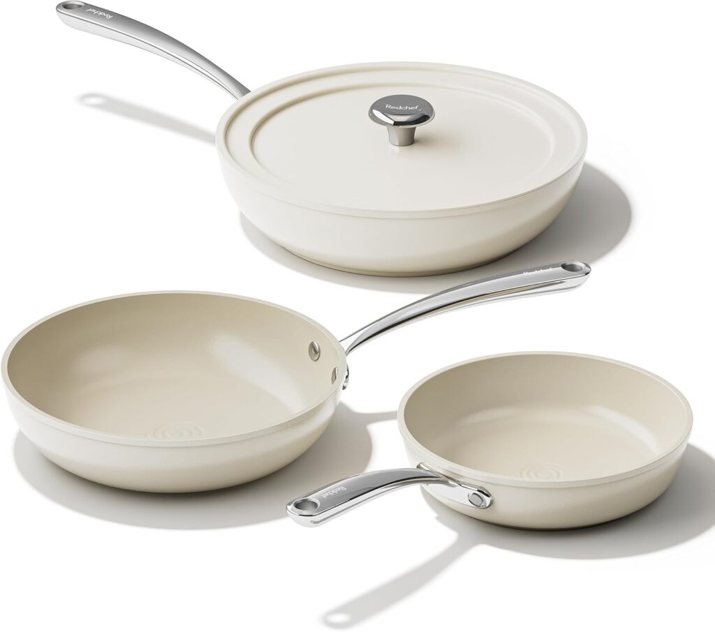 Redchef 4-Piece Ceramic Frying Pan Set