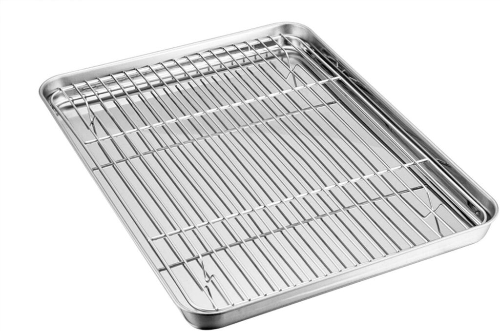 TeamFar Baking Sheet and Rack Combo