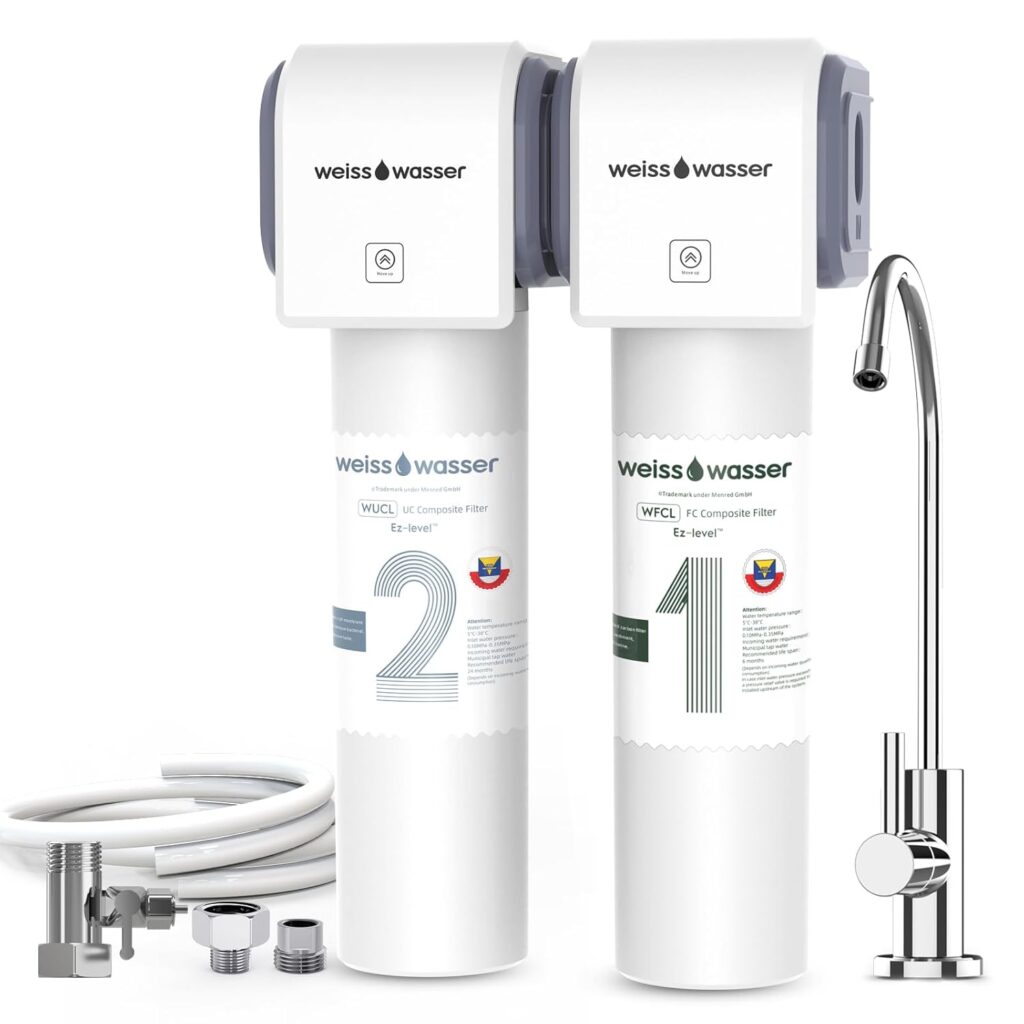 Weiss Wasser 0.01μm Under Sink Water Filter