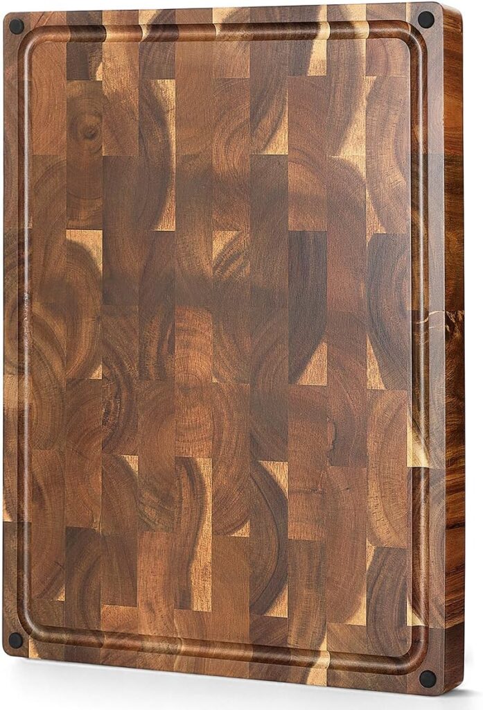 XINZUO Large End Grain Acacia Cutting Board