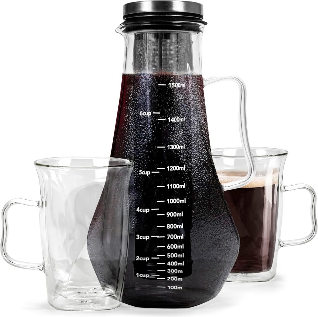 JAMES BENTLEY 50 oz Ice Coffee Cold Brew Maker