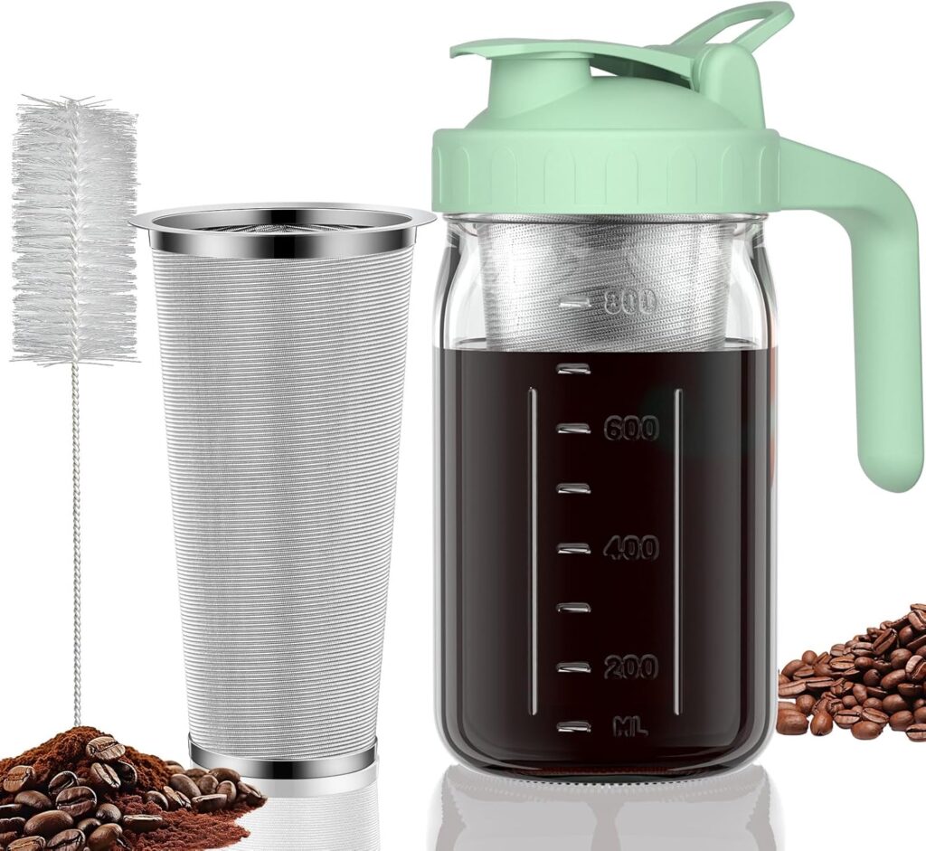 JunVpic 32 oz Cold Brew Coffee Maker Pitcher