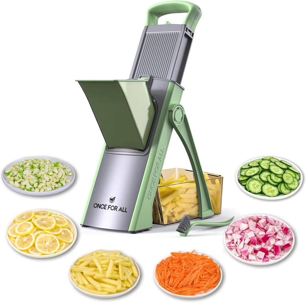 ONCE FOR ALL Upgrade Safe Mandoline Slicer Plus