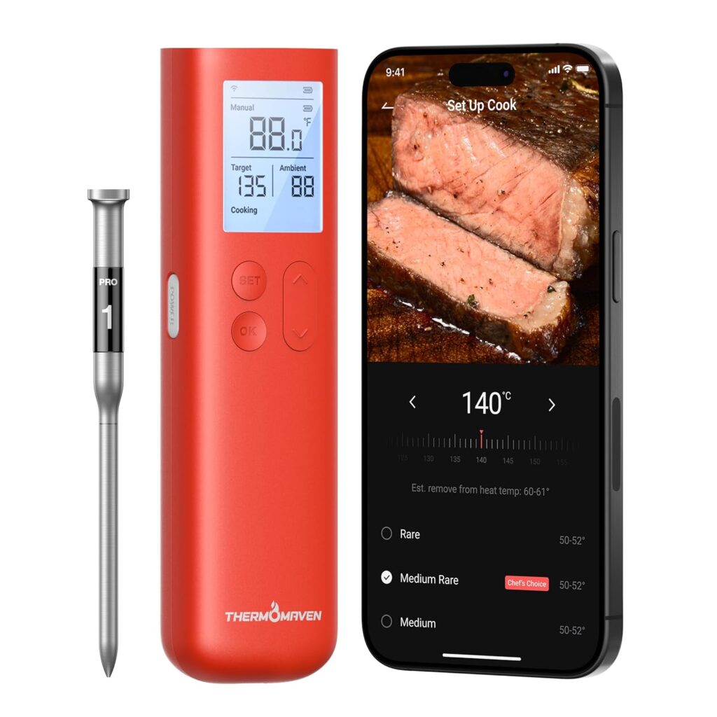 ThermoMaven Smart Bluetooth Wireless Meat Thermometer