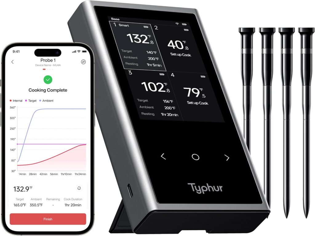Typhur Sync Wireless Meat Thermometer Quad