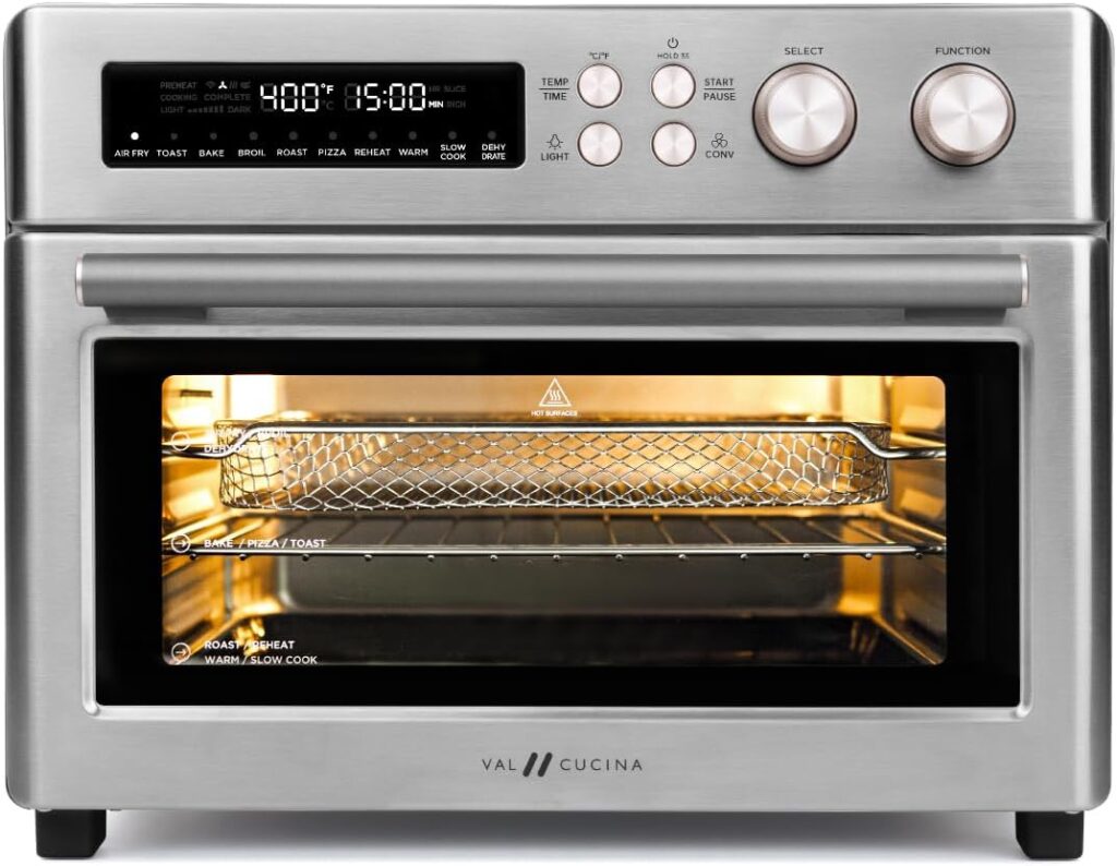 VAL CUCINA Infrared Heating Air Fryer Toaster Oven