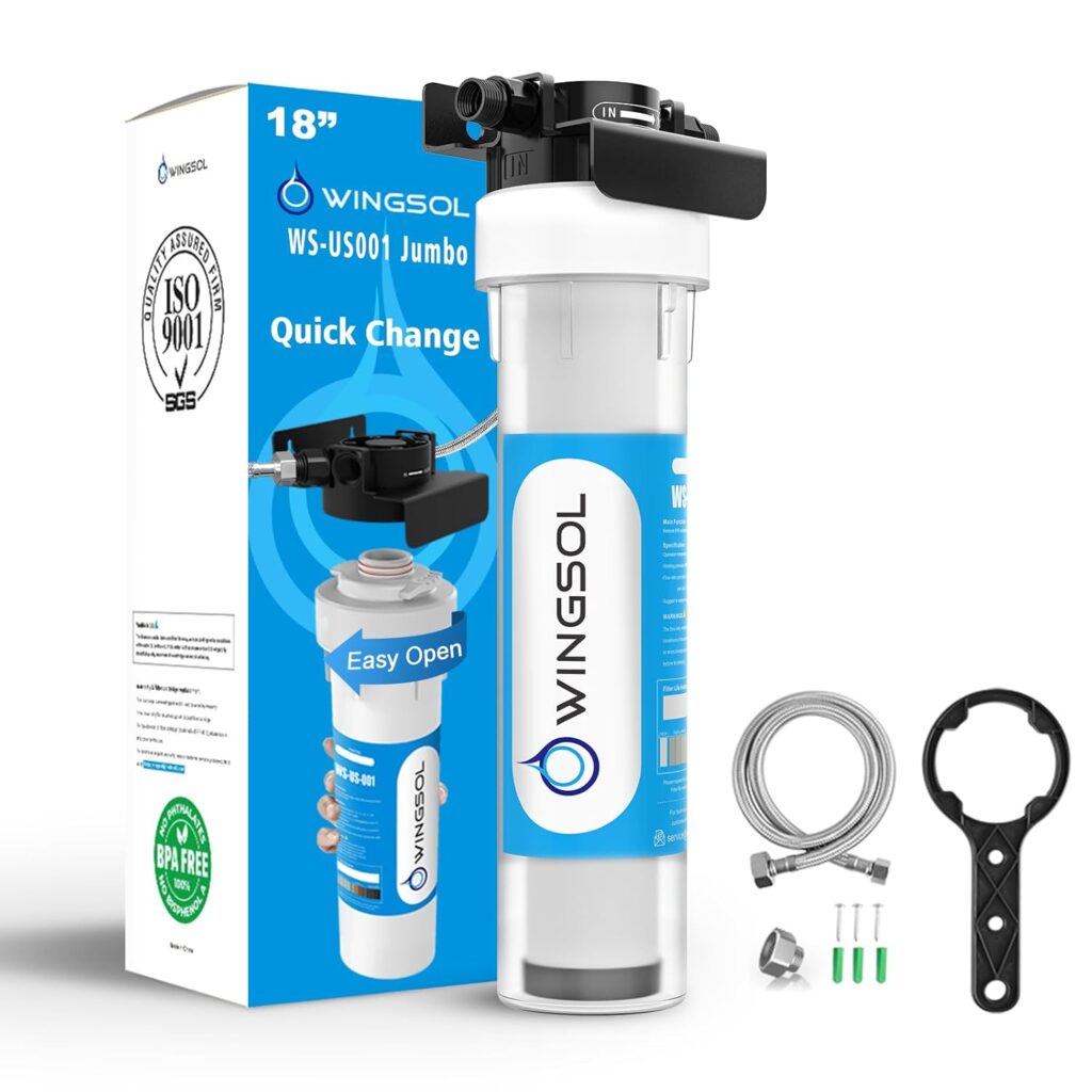 WINGSOL Jumbo Under Sink Water Filter 