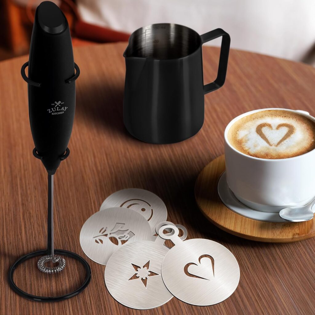 Zulay Kitchen Powerful Milk Frother Wand