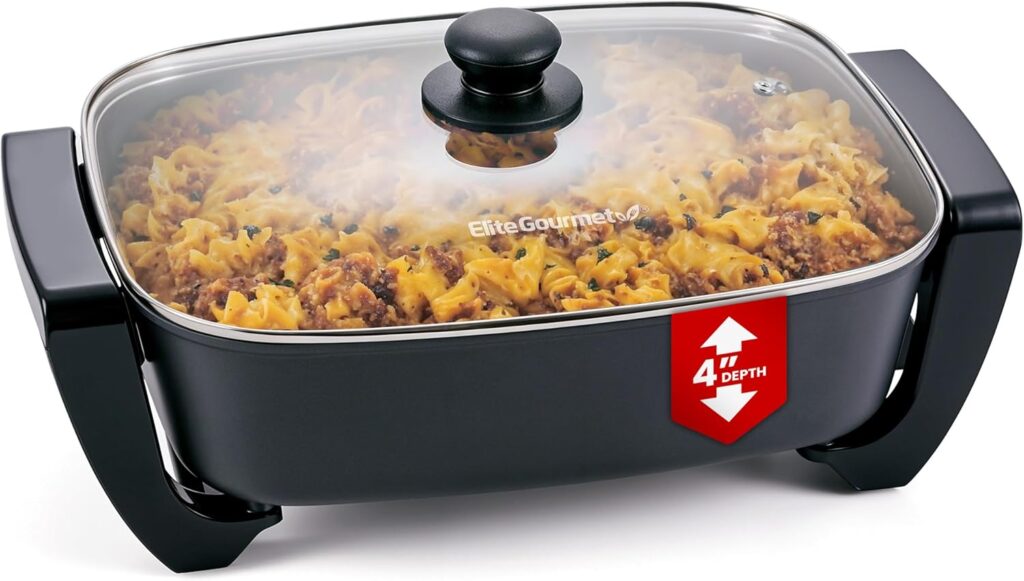 Elite Gourmet Electric Skillet