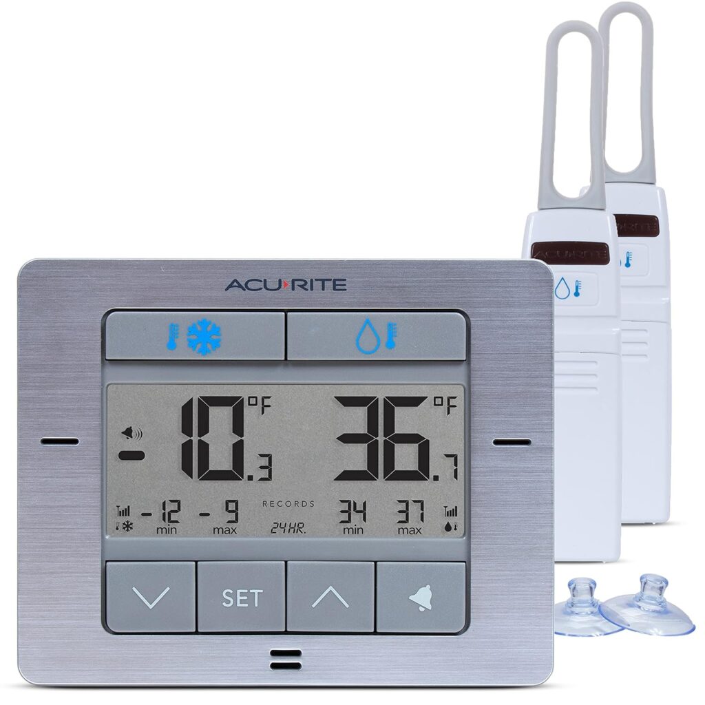 AcuRite Digital Wireless Refrigerator/Freezer Thermometer