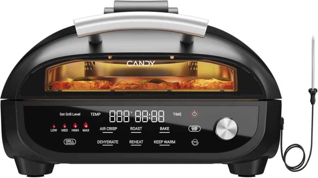 Candy 7-in-1 Smokeless Grill & Air Fryer
