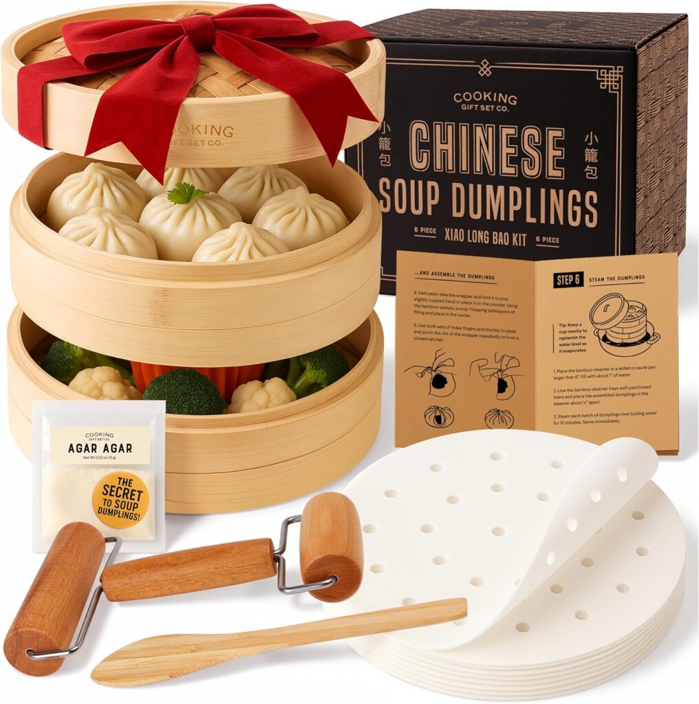Cooking Gift Set Co. Bamboo Steamer Basket 