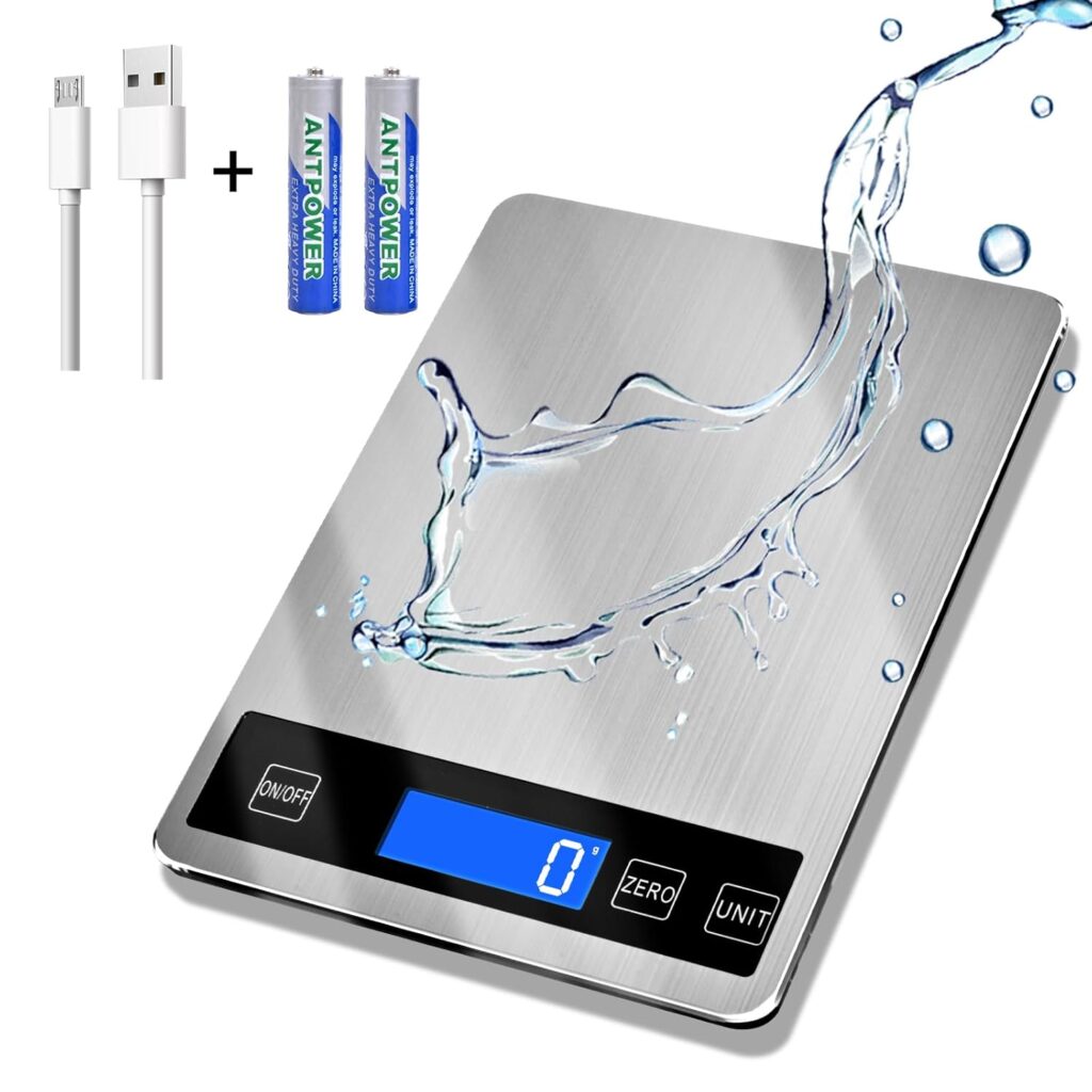 Deweywei 33 lb Digital Kitchen Scale