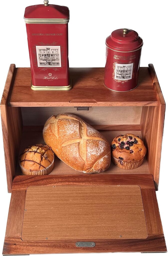 Mountain Woods Large Wooden Bread Box