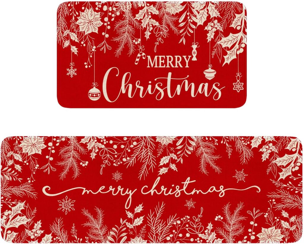 Christmas Doormat for Kitchen Sink