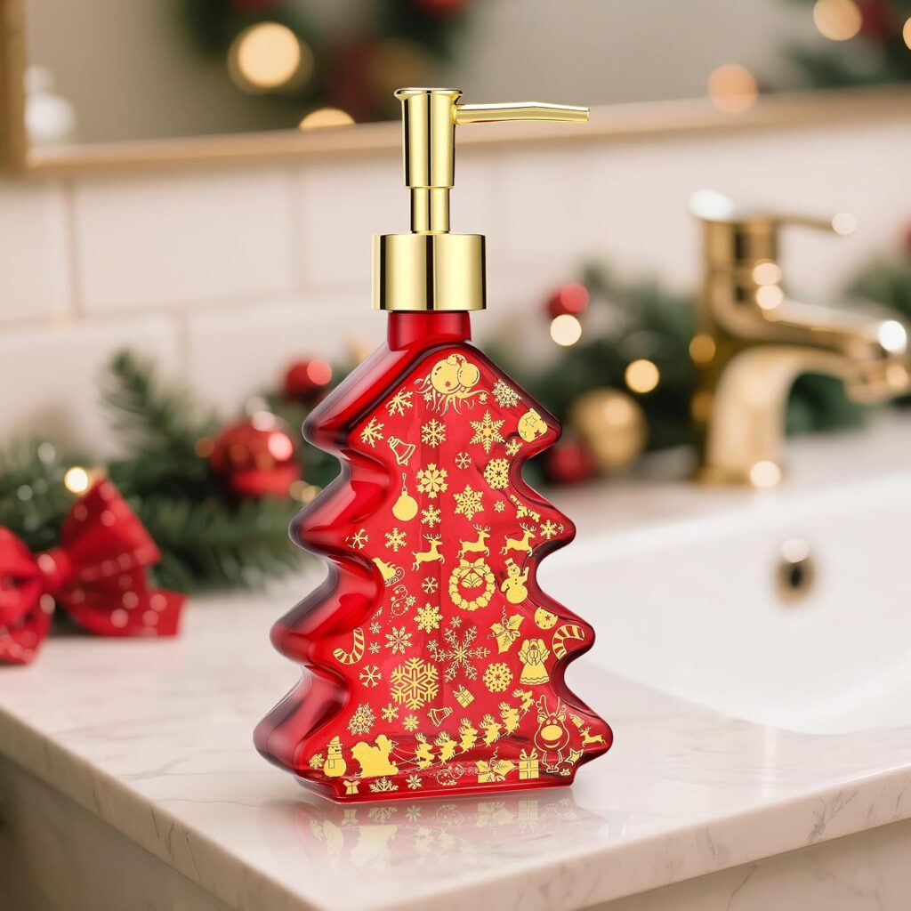 Christmas-Themed Soap Dispenser