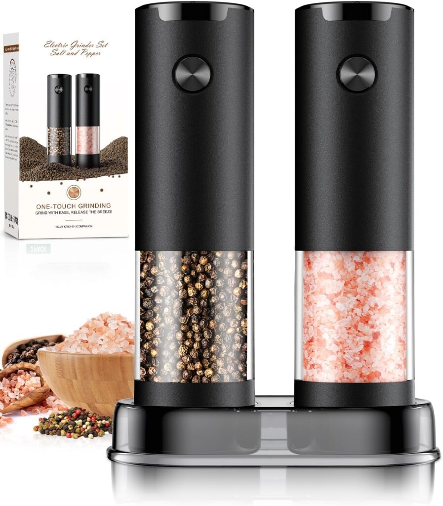 Compact Salt & Pepper Grinder Set