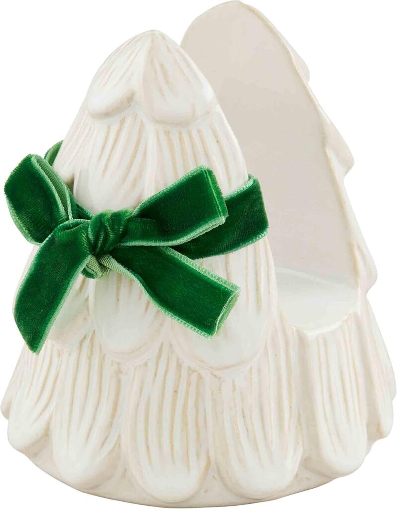 Mud Pie White Christmas Sponge Holder