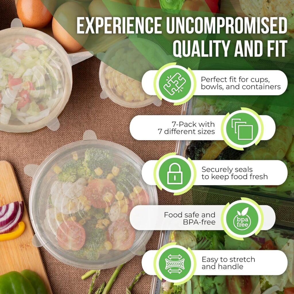 Silicone Reusable Food Covers