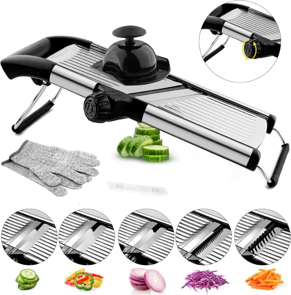 Vekaya Stainless Steel Mandoline Slicer