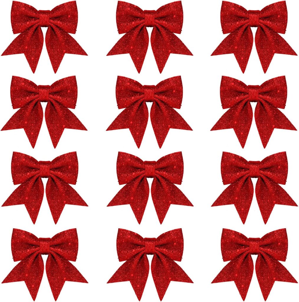 Red & Green Cabinet Bows
