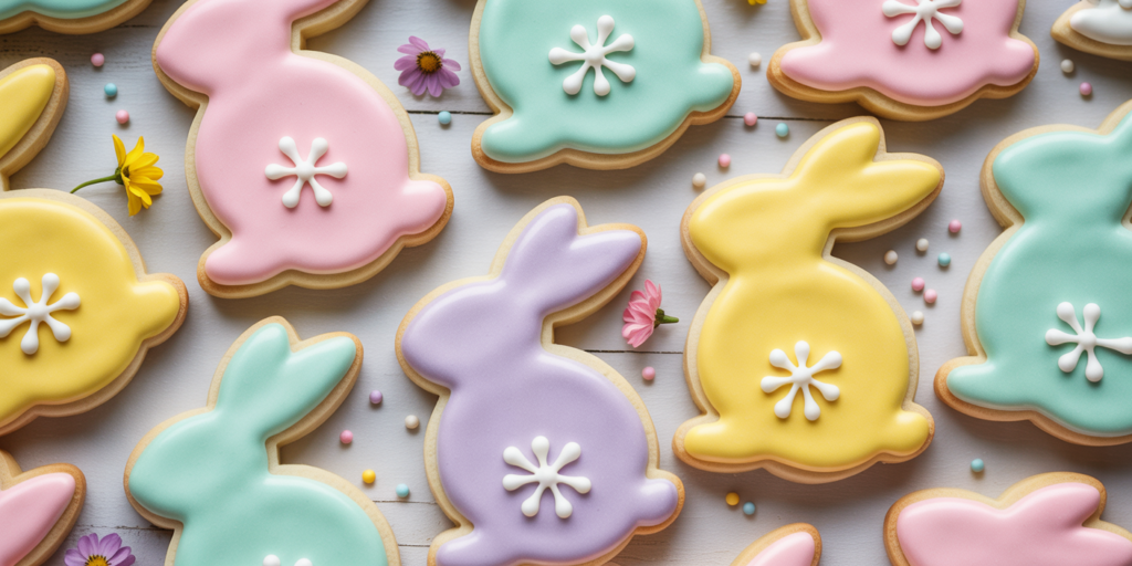 easter bunny sugar cookies