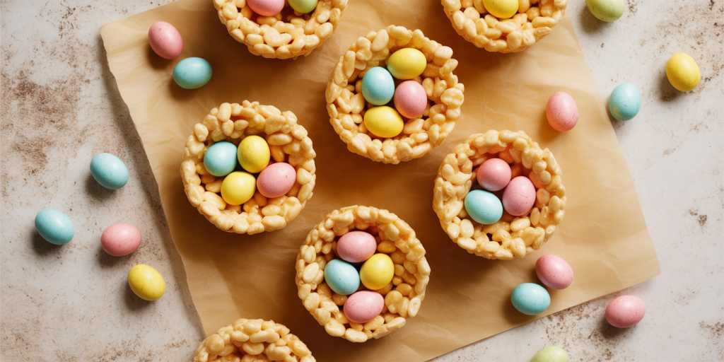 easter rice crispie treats