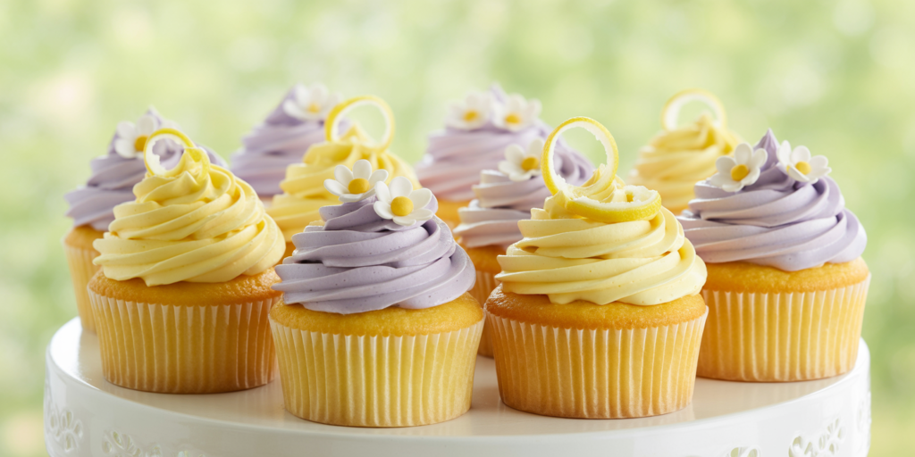 lemon easter cupcakes