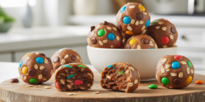 No-Bake Monster Cookie Protein Balls (Ready in 15 Minutes!)