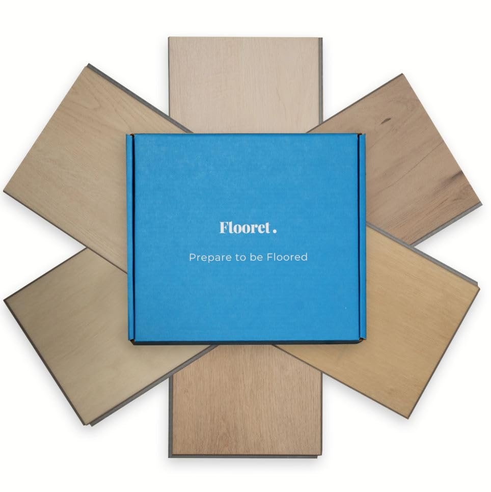 Flooret luxury vinyl plank flooring samples