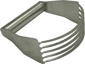 Winco stainless steel pastry blender with five blades