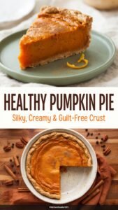 Healthy Pumpkin Pie: Creamy, Easy & Lightened Up